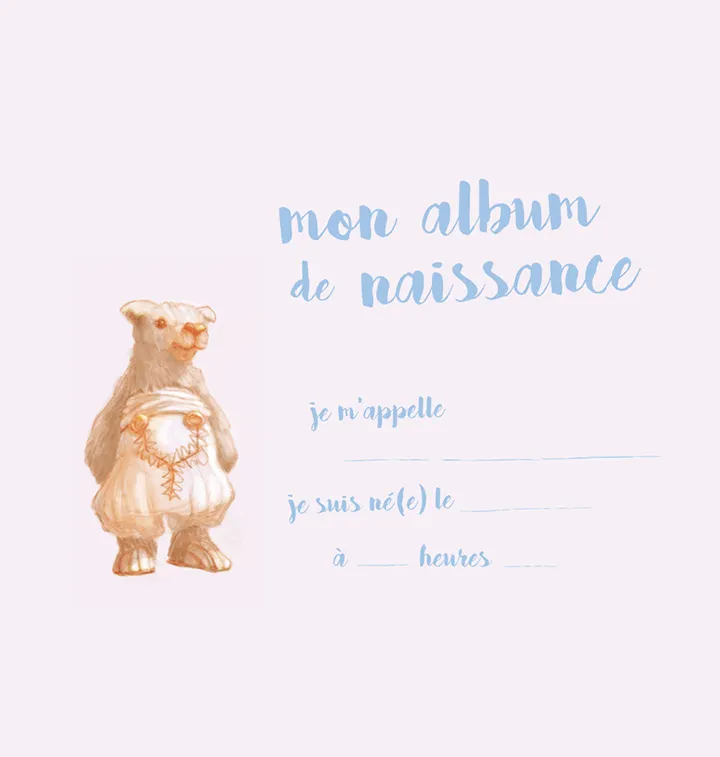 Album premier souvenirs pour enfants nés sous X