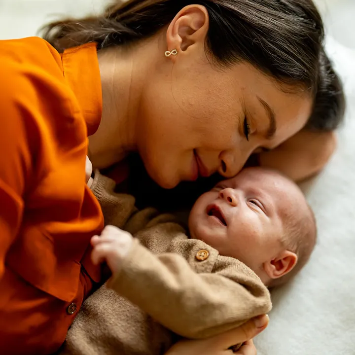 Mère avec son bébé